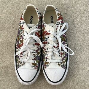 Converse Floral Lowtops W8